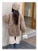 Korean Style Girls' Lambswool Coat - Autumn/Winter Collection for Medium & Large Children