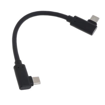 90 Degree Type C Cable Right Angle Charger L Shape Charging Data Sync Cord Type-c Data Cable Cell Phone Fast Charging