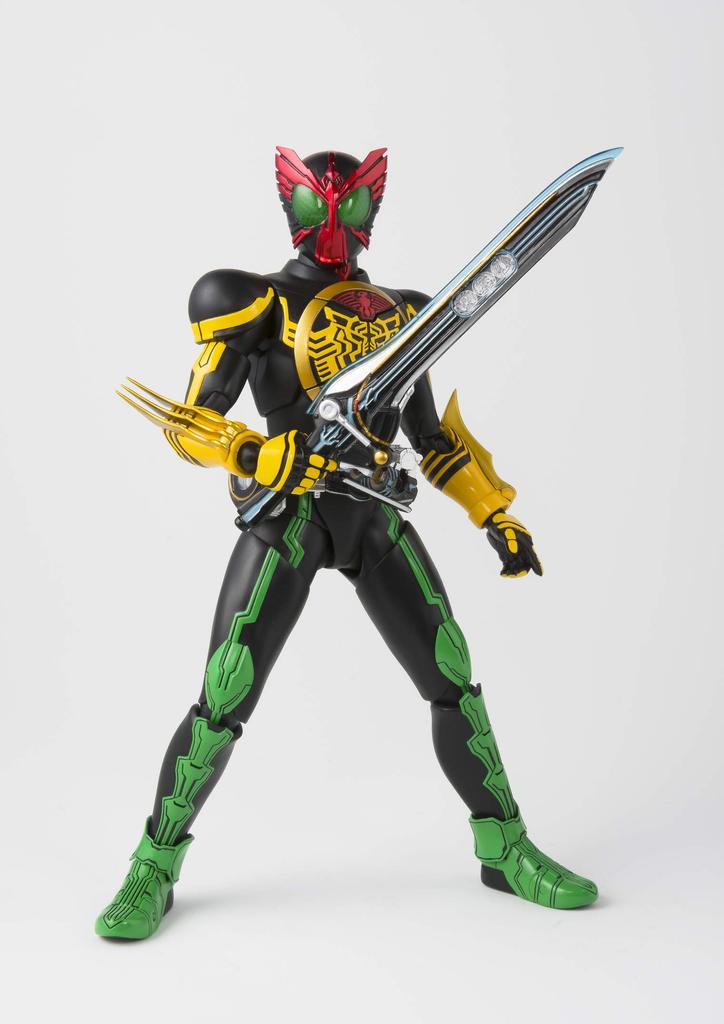 TAMASHII NATIONS S.H.Figuarts Kamen Rider OOO (Shinkobori Seiho) Tatoba Combo ca. 145 mm ABS&PVC målad rörlig figur