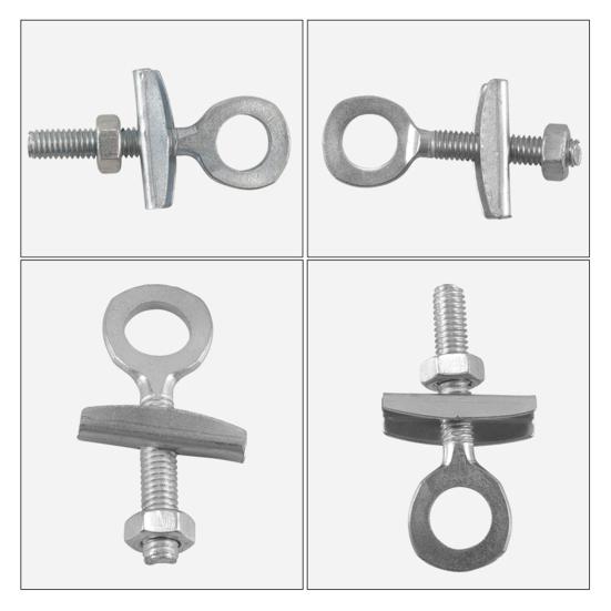 5Pcs Bicycle Chain Adjuster High Strength Rustproof Strong Universal Metal Bolt Fastening Accessories Bike Chain Tensioner Fastener Bolt