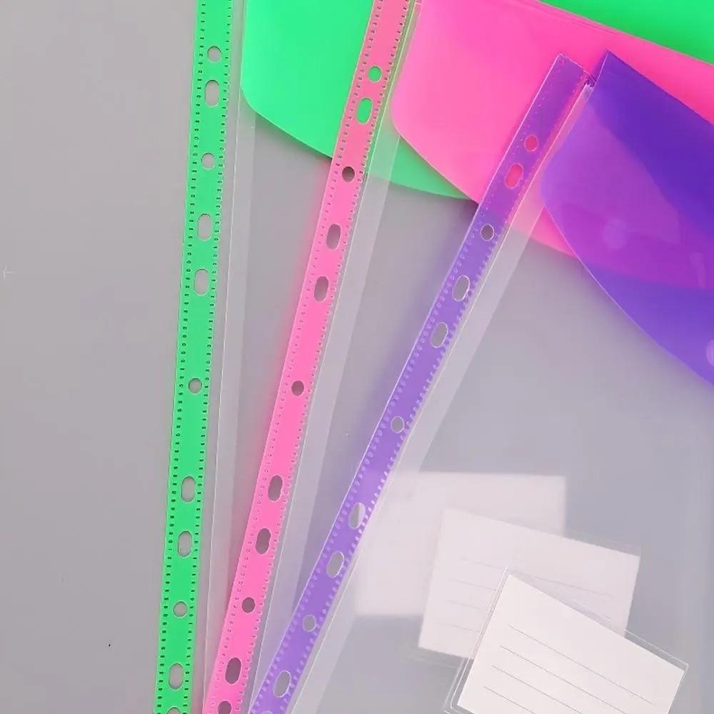 12Pcs Large-Capacity File Folder Expansion Bag Waterproof Binder Cash Envelopes  Storage Bag