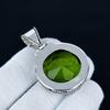 Peridot Anhänger, 925 Sterling Silber Handgefertigter Schmuck, Peridot Silberanhänger, Partyschmuck für Damen, Anhänger Valentinstagsgeschenk