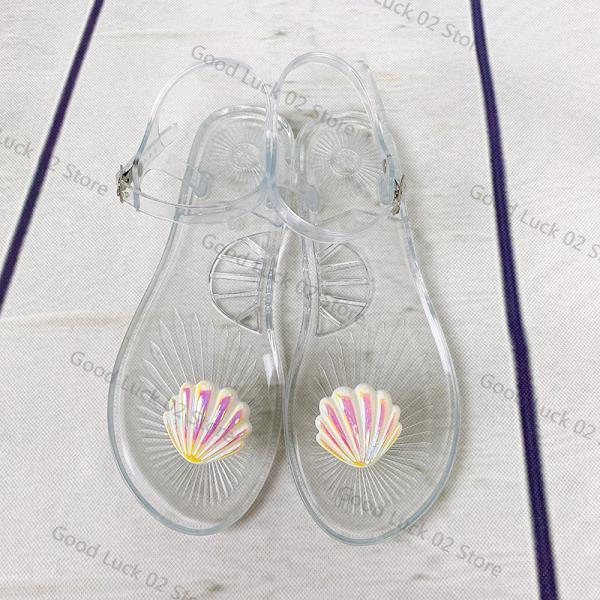 Fashion Beach Sandal Woman Luxury Large Size Shoes Lady 2025 Summer Heels Suit Female Beige Big New Comfort Fashion Girls Black Low Scan