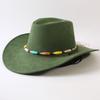 Popular European and American Classic Big-brimmed Western Cowboy Hat Men's and Women's Outdoor Fashion Anti-sun Cowboy Hat Jazz Hat