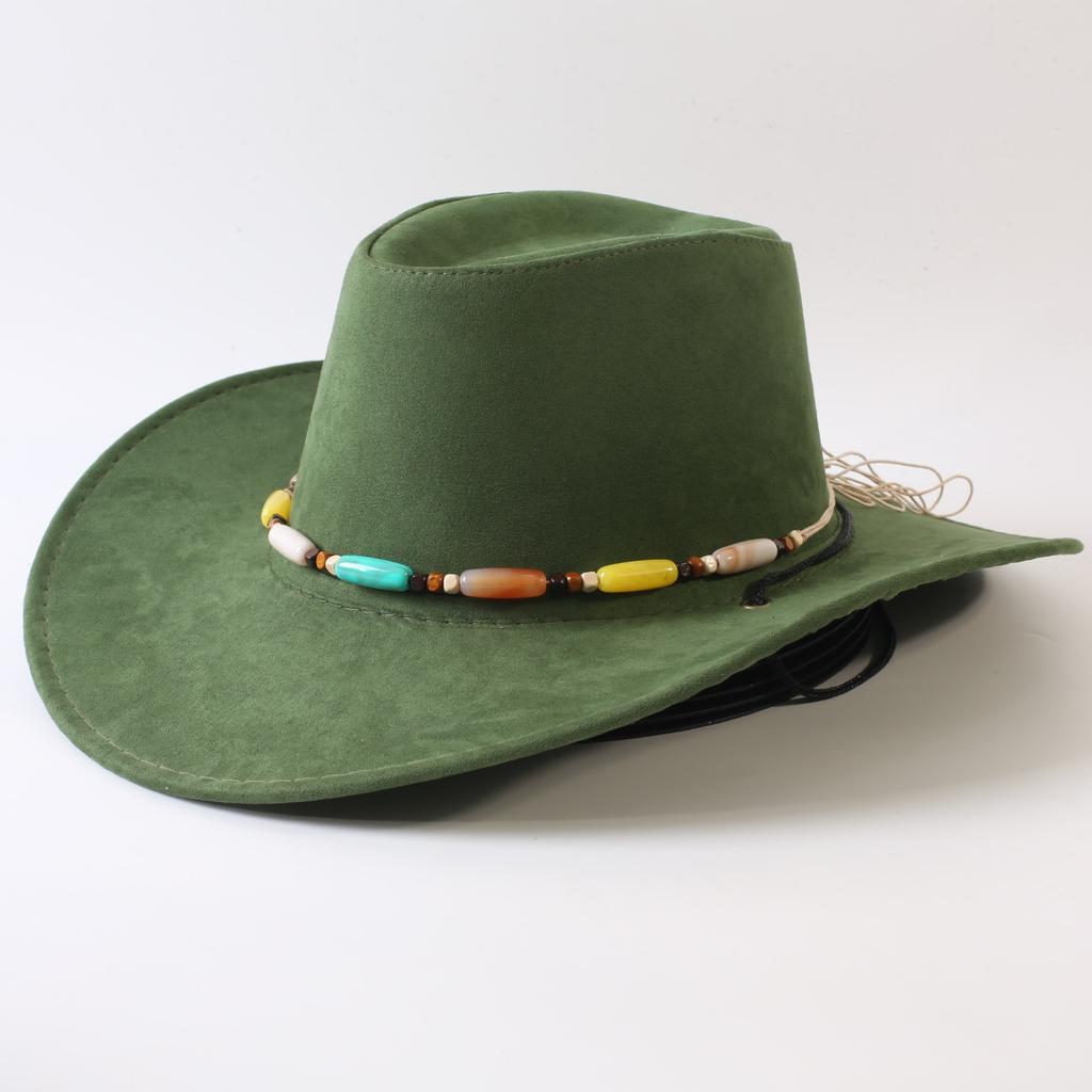 Popular European and American Classic Big-brimmed Western Cowboy Hat Men's and Women's Outdoor Fashion Anti-sun Cowboy Hat Jazz Hat