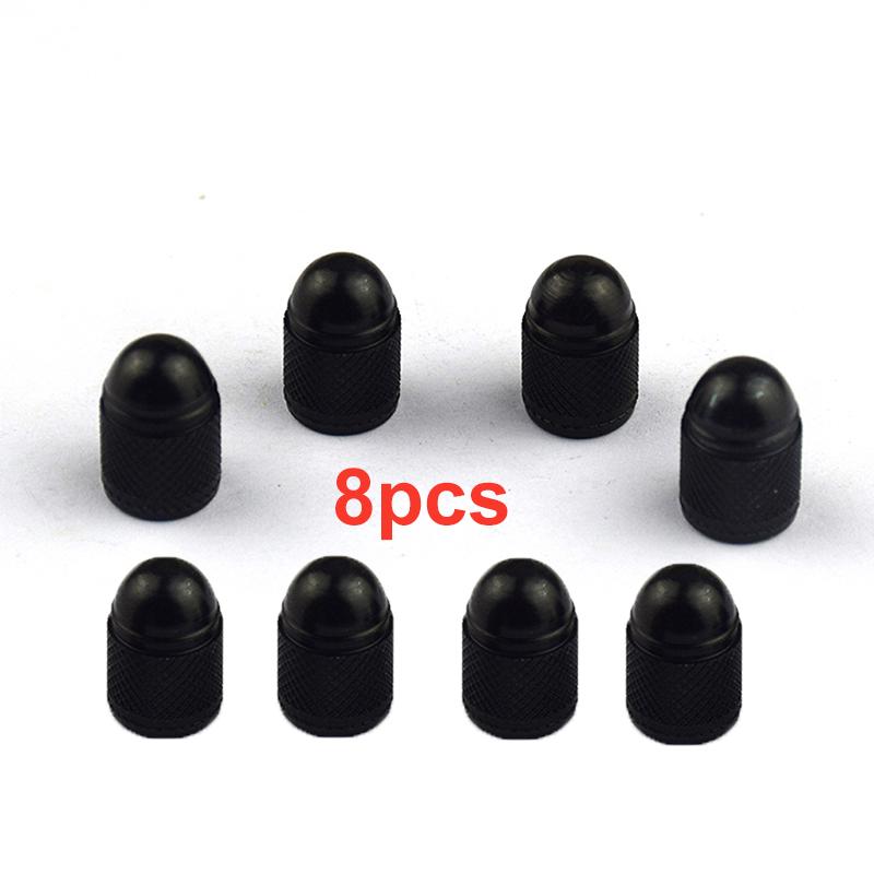 4/8pcs Aluminum Alloy Car Wheel Tire Valve Caps Bullet Tyre Valve Cap Motorcycle Bike Tire Rim Stem Cover Dust Proof Nipple Caps