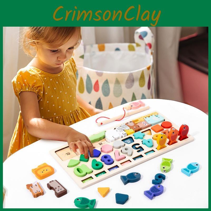 Educational Wooden Board With Animal Shapes For Fine Motor And Brain Training