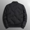 Winter Down Jacket Middle-aged and Elderly Men's Short Gray Duck Down Warm Casual Winter Coat