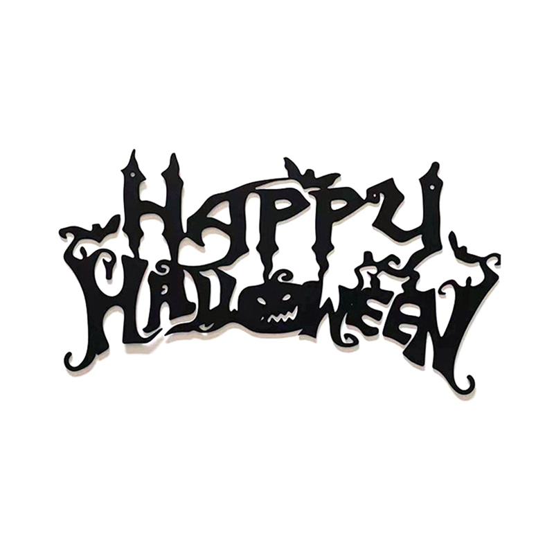 Practical-Halloween Theme Decor, Wall Art Decorations, Indoor Livingroom Black Classic Room Decor Wall Decor Metal Wall Hanging