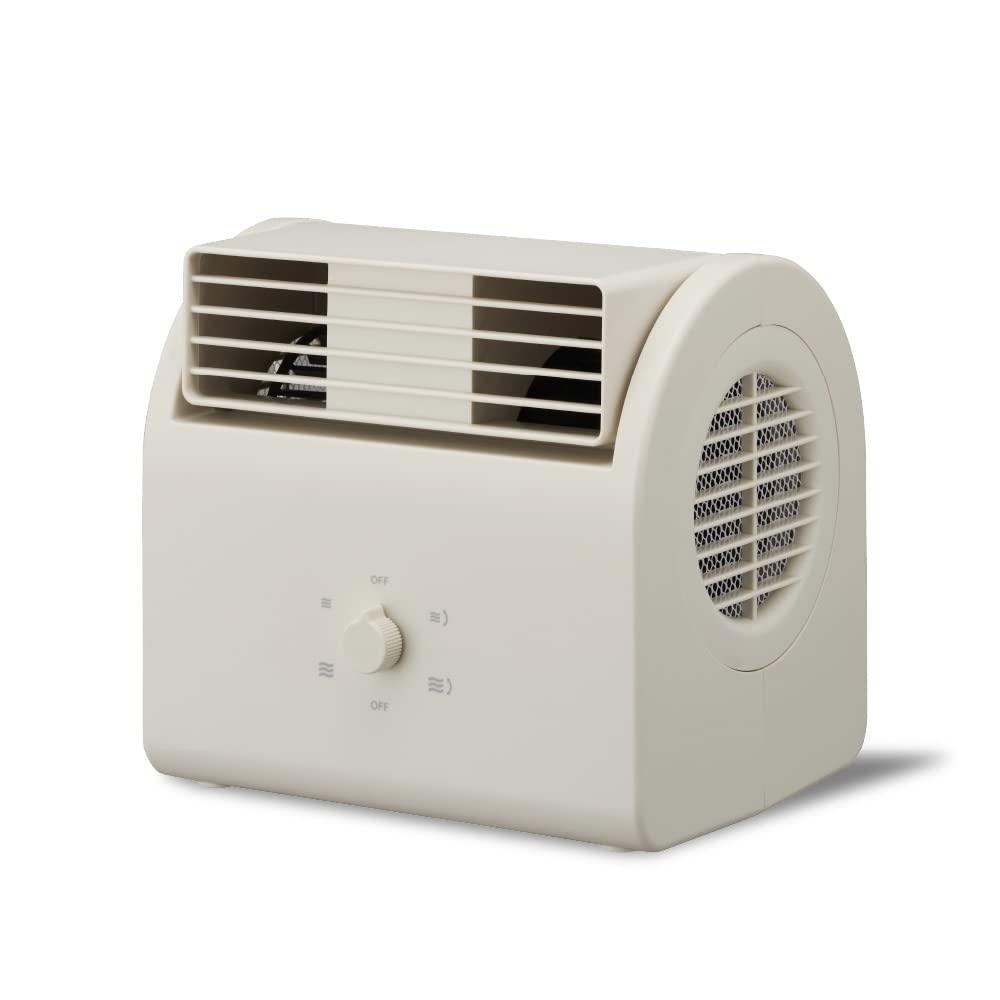 Doshisha Desk Fan with Automatic Swing High 2 Airflow White Function, Airflow, Levels,