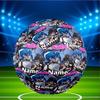 Custom Name Personalized Jinx Print Size 5 Soccer Ball Training & Match Football, for Team, Kicking, Gift for Football Enthusiasts