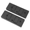 2pcs RC Car Battery Tray Plastic Battery Mounting Plate for Axial SCX10 110 RC Car Black