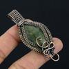 Prehnite Jewelry, 999 Copper Wire Wrapped Pendant Handmade Gemstone Jewelry, Gifts For Wife Brand New Pendant