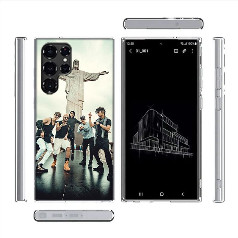 Cnco Boys Pop Capa Phone Case For Samsung S26 Ultra S25 Edge Galaxy S23 S21 S20 S24 FE S22 S10 Plus Cover Clear TPU Shell Coque