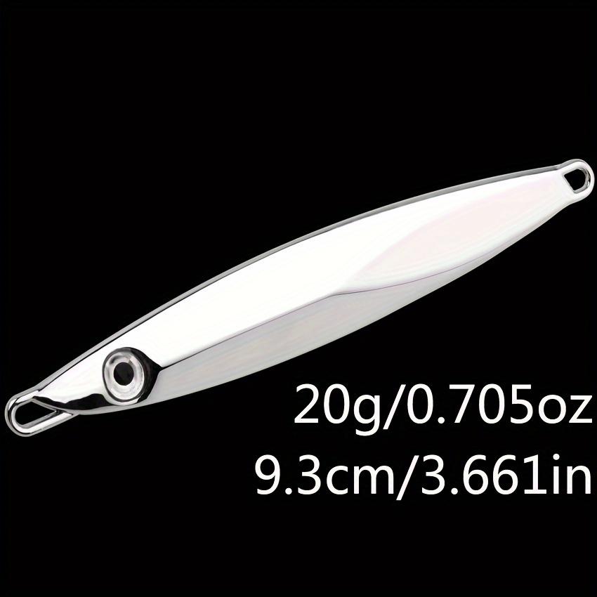 FTK Fischköder Unterwasser-Metallplatte zum Trolling, Entwickelt für Barsch und Forelle, Erhältlich in Silber, Gewicht 60G, 80G, 100G