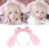 Sweet Style Tiara Women Students Photoshoot Hairband Cartoon Melody Ears Bowknot Headbands Plush Fluffy Hair Hoop