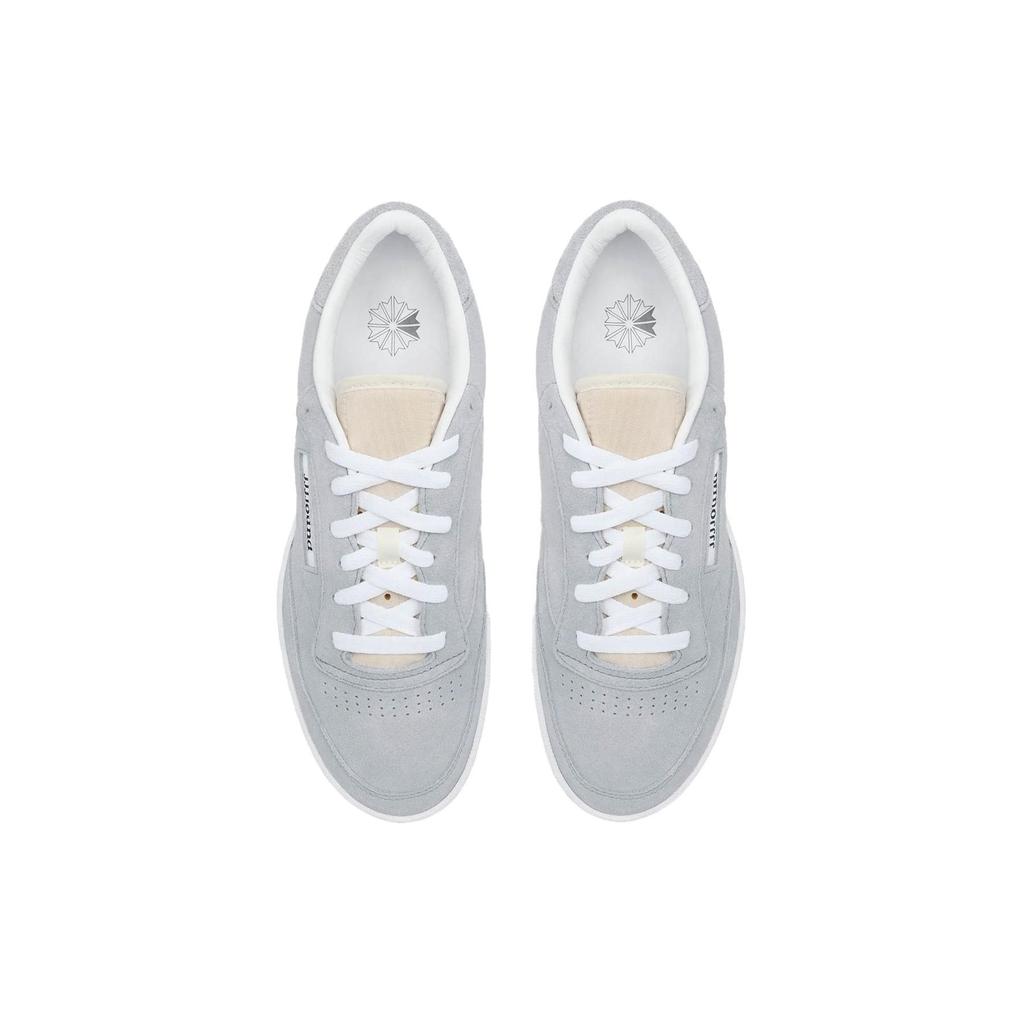 Mens JJJJound x Reebok Club C 85 Cold Grey Unisex Sneakers White Space-Grey 100073318