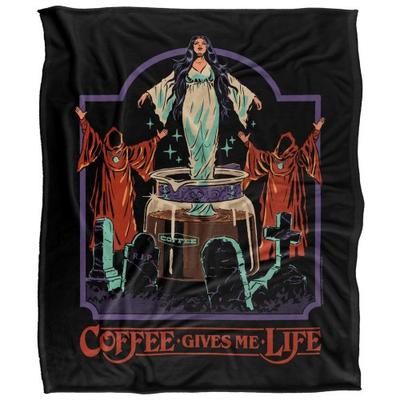 Coffee Gives Me Life Soft Touch Blanket