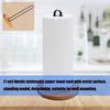 Modern Vertical Paper Towel Holder Detachable Metal Wood Construction Nordic Style Countertop Storage For Kitchen Dining Bathroom
