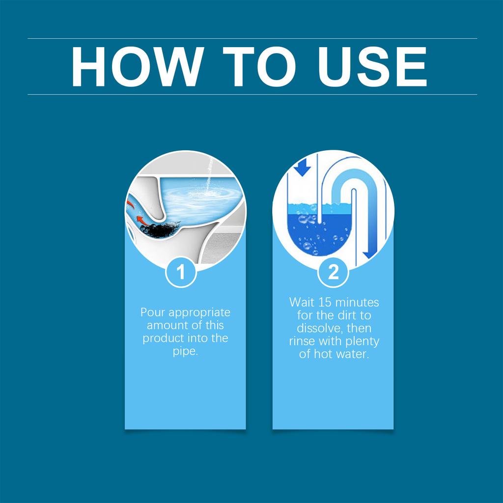 Strong Pipe Druncting Powder To Clean Sewer Hair Grease Unclogging Agent