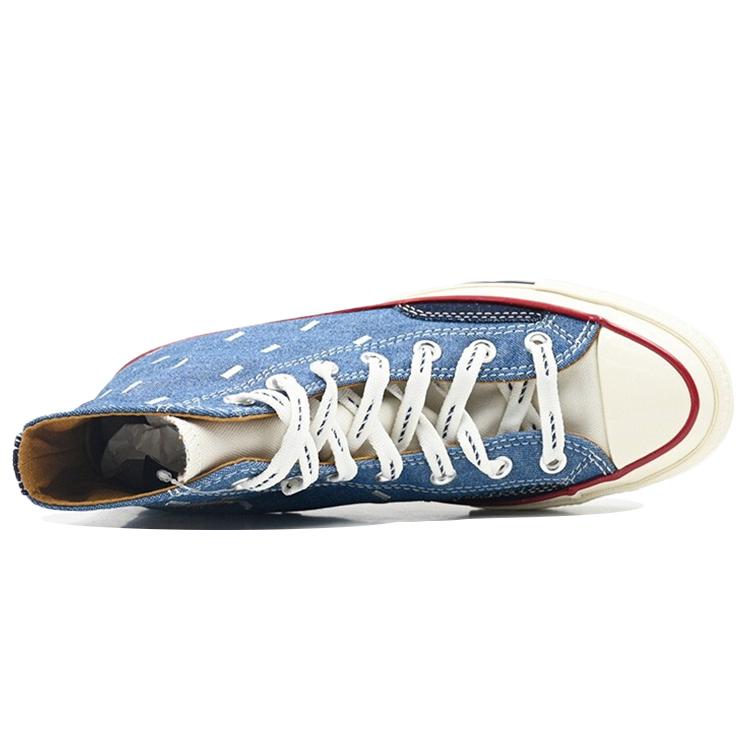 Converse Chuck 70 High 'Indigo Boro' (Unisex) Blue / Egret / Midnight Navy Canvas Shoes 171064C