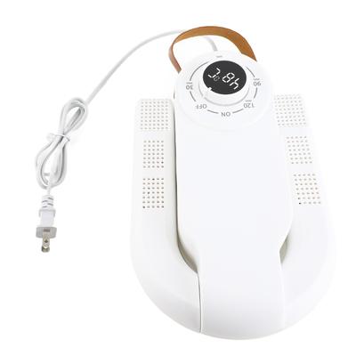 Secador de sapatos elétrico com temporização de temperatura constante, secagem de 360 graus, secador de botas potente com suporte dobrável