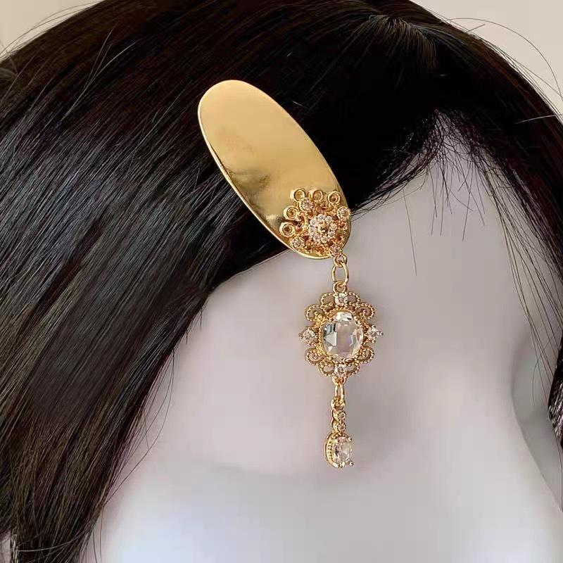 

Элегантные серебряные кисточки заколка для волос ручной работы накладные волосы сплав текстура длинные кисточки аксессуары для волос A3