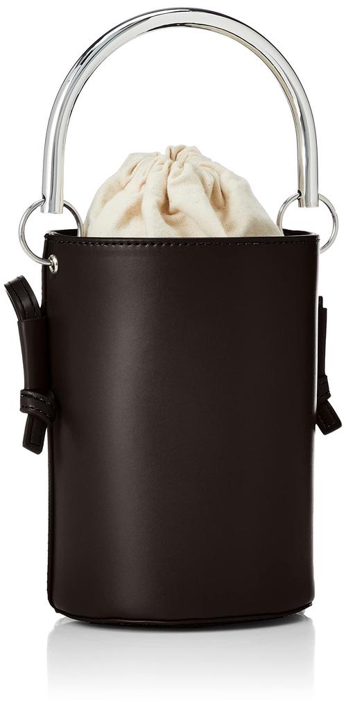 FRAY ID. Damen Metallgriff Eimer Tasche FWGB214318, Schwarz