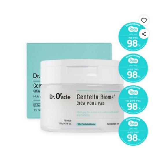 Dr.Oracle Centella Biome Cica Pad Soothing & Skin Barrier Care 135g
