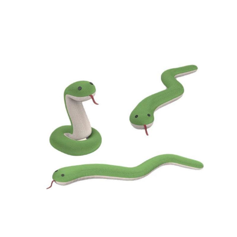 Cat Toy Snake Crinkle Sound Toy Soft Linen Interactive Exercise Kicking Toy Suitable for Indoor Cats Suitable for All Breeds