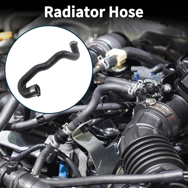 X Autohaux Radiator Hose Heater Hose for Opel for Astra J 1.7 CDTI 2009-2015 No.13265281 Rubber Boost Air Hose Black 1 Pc