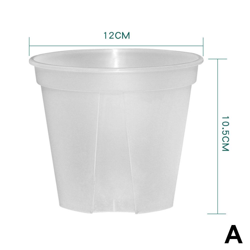 Root Control Transparent Flower Pots Plastic Plant Pots Breathable Nursery Pots Planting Orchids Garden Supplies