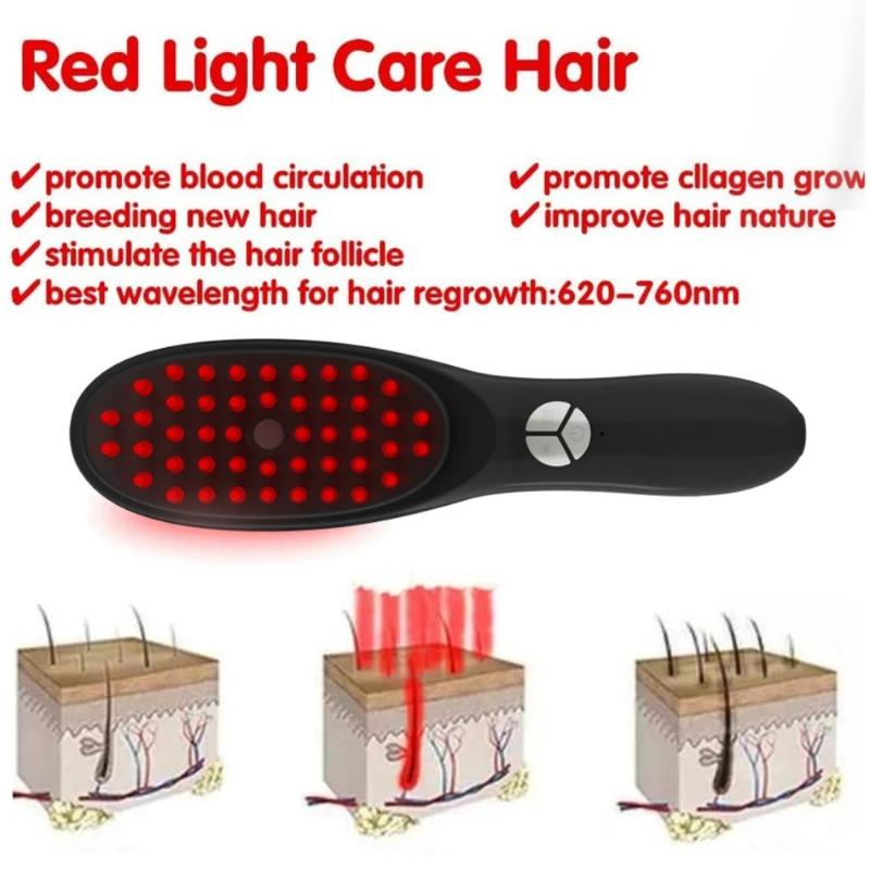 Scalp Care Phototherapy Hair Care Device Color Light Hairdressing Electric Hair Loss Prevention Head Meridian Massage Comb