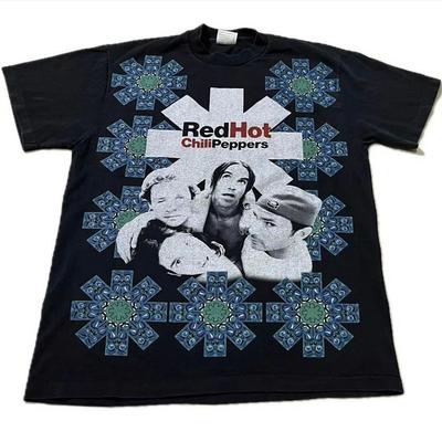 Vintage Red Hot Chili Peppers AOP CALIFORNICATION Shirt met enkele stiknaad REPRINT