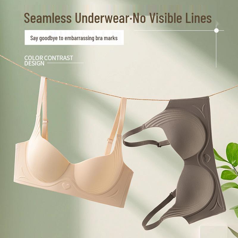 Damski Bezszwowy Oddychający Biustonosz Zapobiegający Opadaniu – Minimalizujący, Bez Unoszenia, Piękny Design Pleców