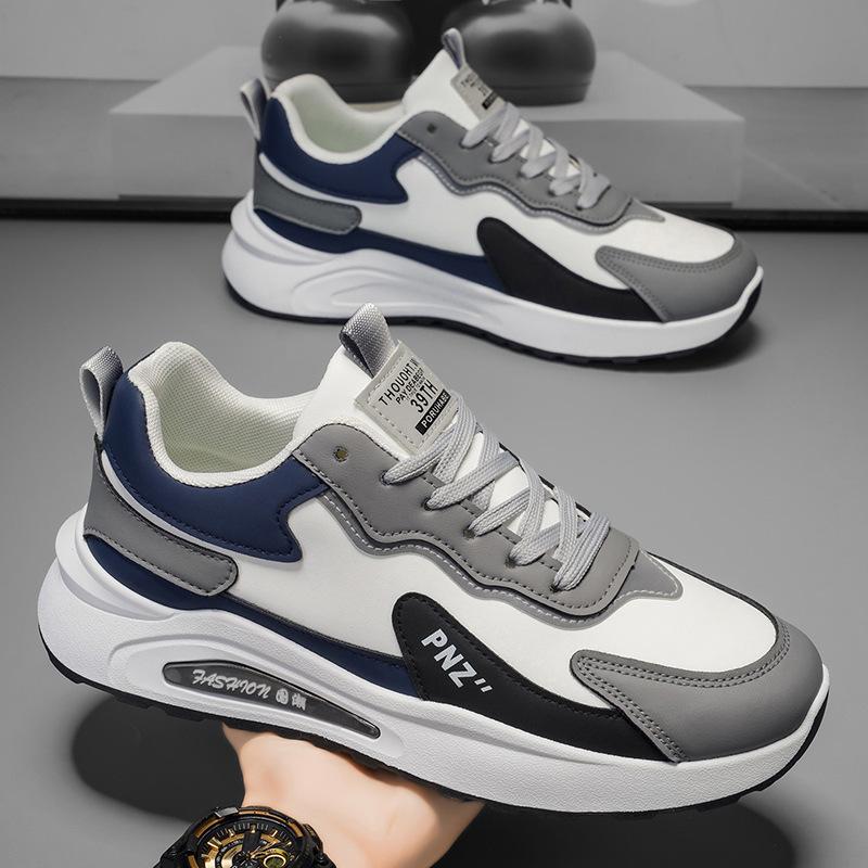 Men's sports shoes autumn men's shoes new breathable little white shoes trendy versatile platform casual running trendy shoes