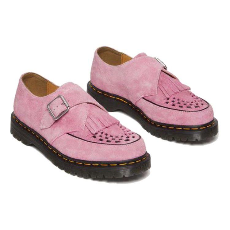 Dr. Martens Suede Fashion Simple Casual Shoes Men Sneakers Pink 31501446