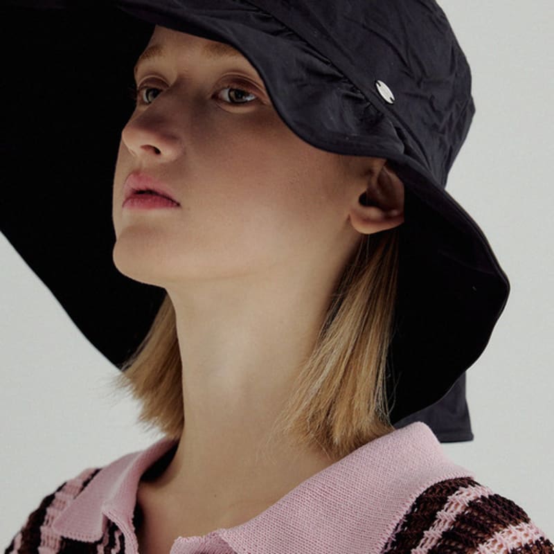 Marchen Sandy Wide Bucket Hat_3color
