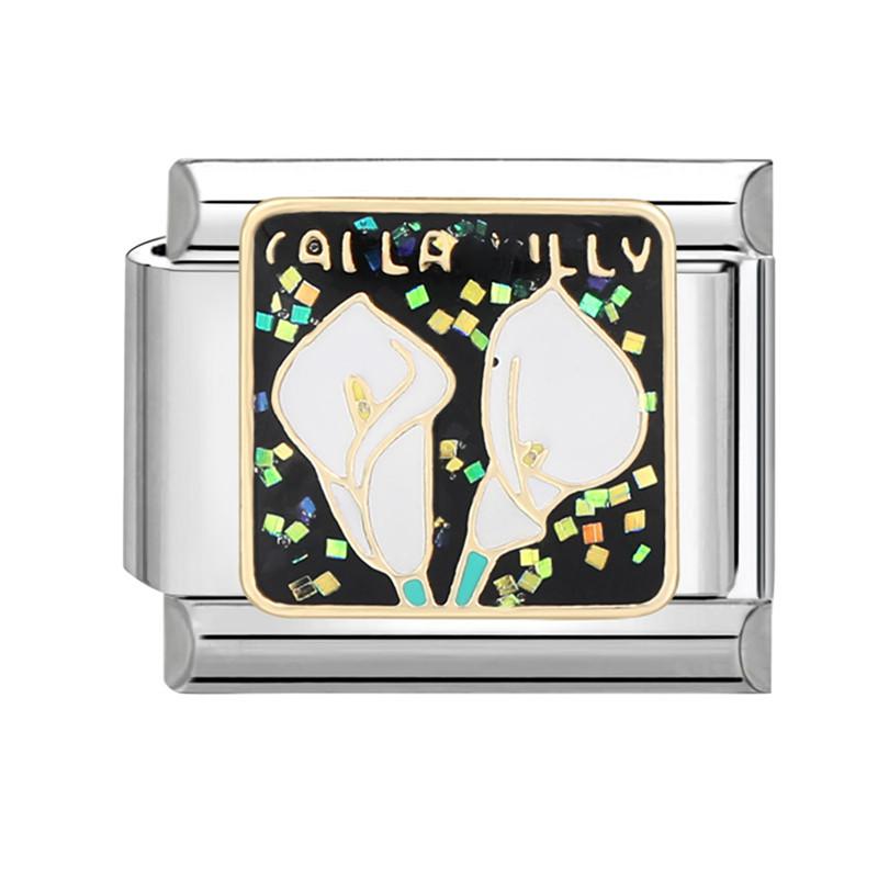 Negru Nr.8 Minge Ochi de Pisică Tai Chi Fluture Inimă Zale Charm Italian Se Potrivește Brățară 9mm Oțel Inoxidabil Femei DIY Făcând Cadouri