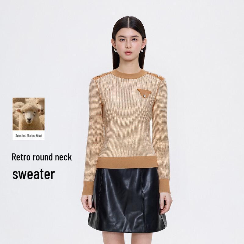 

FivePlus Women s Slim Fit Casual Knit Top M