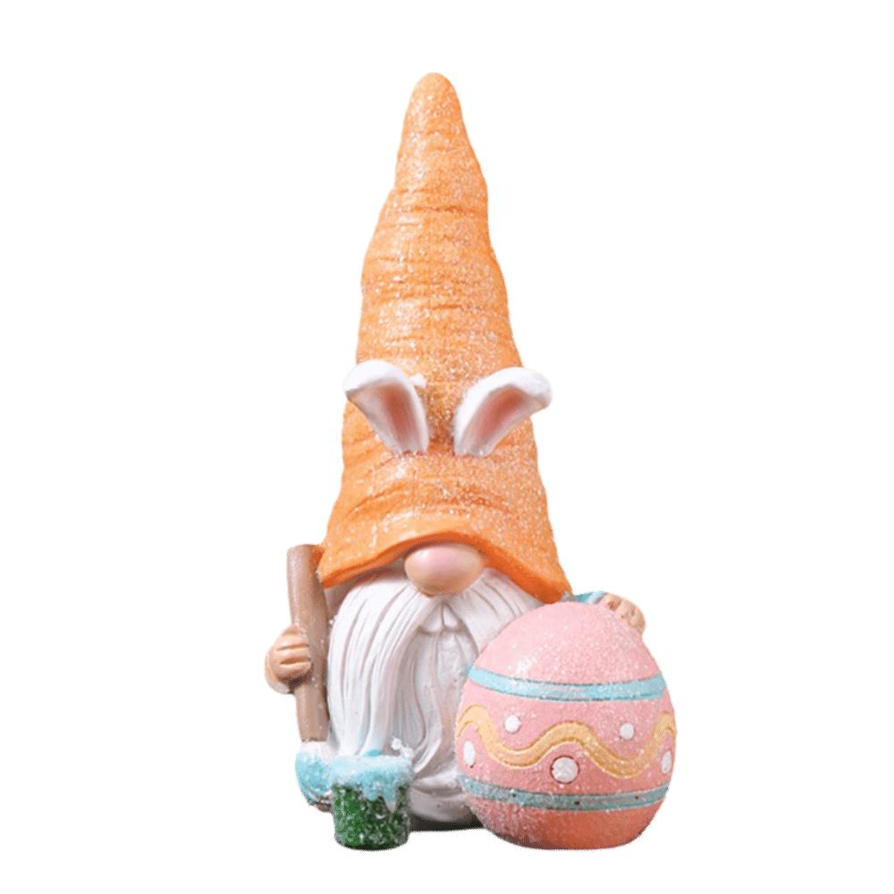 

Resin Material Easter Egg Rabbit Figurine Easter Party Home Garden Decor Home Decoration Style 2