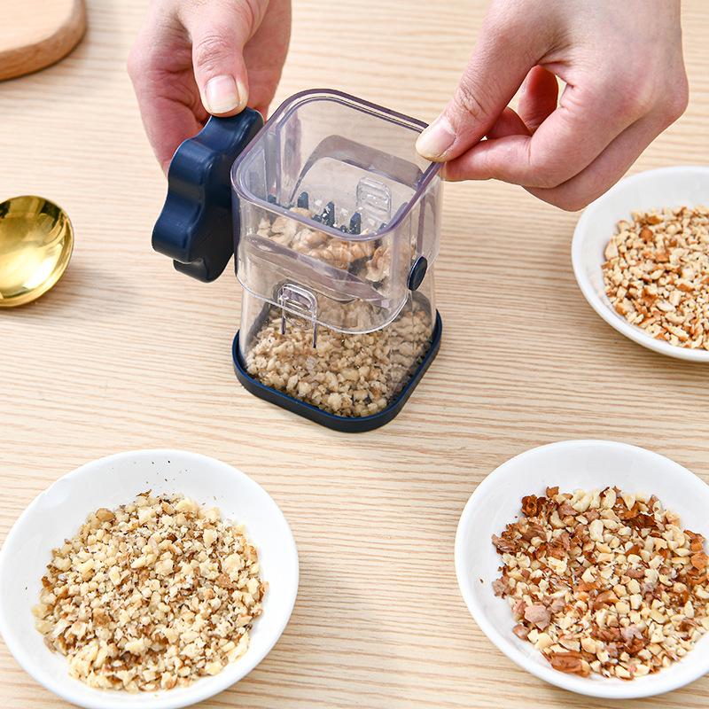 Noten Walnotenmolen Draagbare Multifunctionele Notenmolen Fruit Crusher Handstamper voor Walnoten Amandelen Chocolade Keukengereedschap