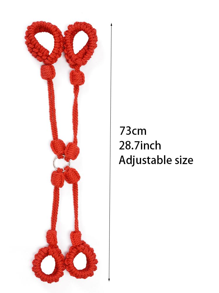 Cotton Rope Cuffs Handcuffs Leg Ankle Cuff Restraints Bondage Bracelet BDSM Fetish Adult Sex Toys For Couples Exotic Accessories