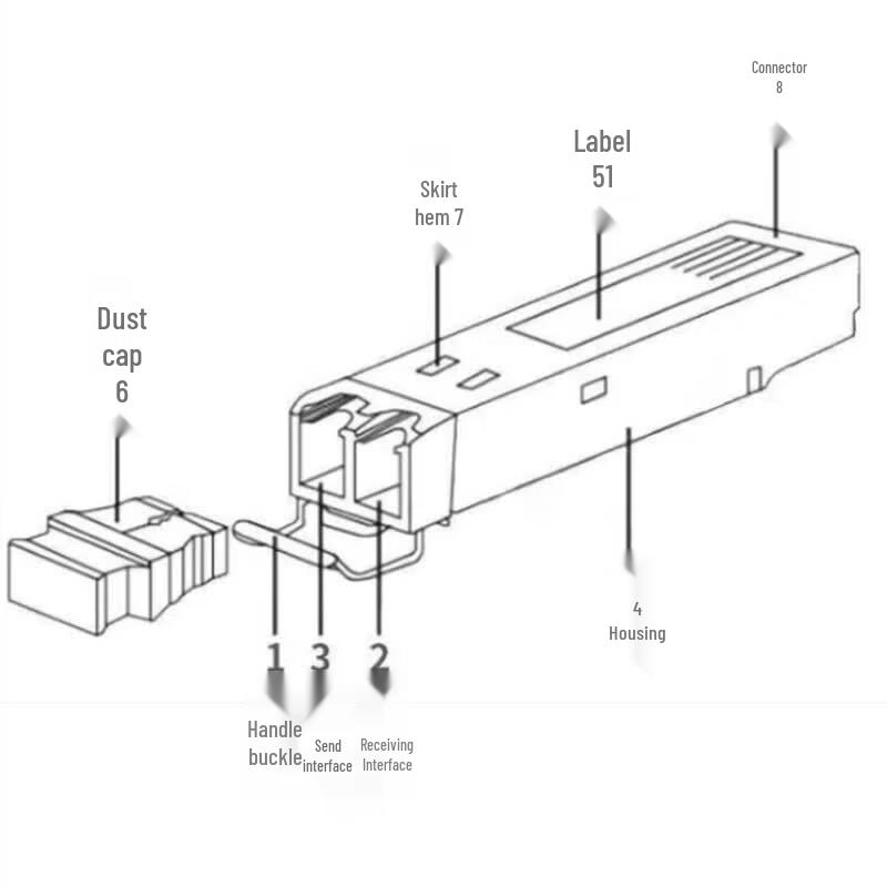 Huawei 2.5G 1310nm 40km SM ESFP Optical Module