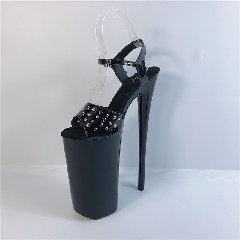26CM Sexy Women Pole Dance Shoes Pumps Party Club Platform High-heeled Shoes Summer Peep Toe Sandals