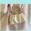Trendy Cloud Bag For Women 2024 Spring Summer Korean Style Soft Polyester Shoulder Bag