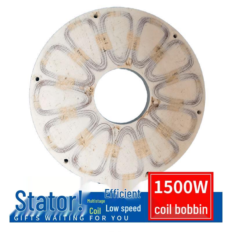 Статор высокомощного бесщеточного дискового генератора: Многоступенчатая, Низкоомная, Низкоскоростная DIY спираль
