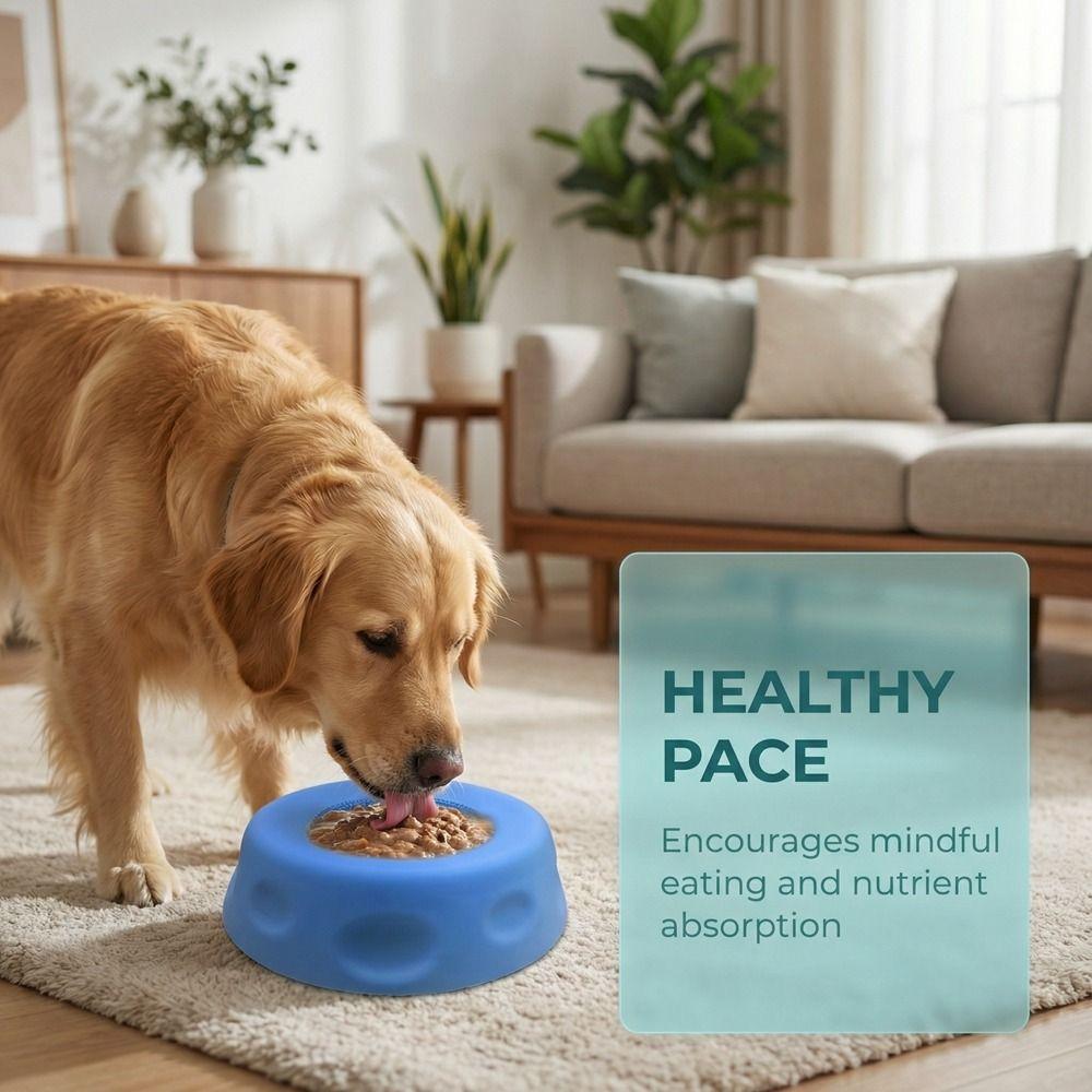 Rolling Ball Dog Licking Bowl Food-Grade Silicone Liquid Slow Dog Bowls  Pets Training