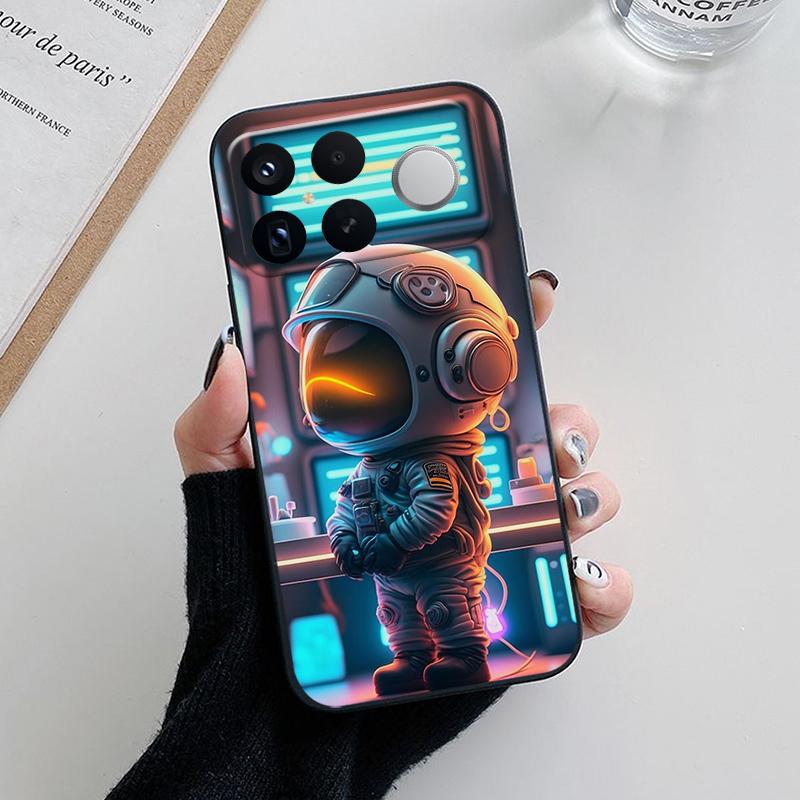 For Xiaomi Poco F8 Ultra F8 Pro 5G Case Astronaut Panda Soft Silicone Back Cases for Redmi K90 Pro Max Phone Cover etui Fundas