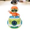DJ Bouncing   Rock Boy Dancing Toy with Music Flashing Light   Wheel Automatic Movement Robot Toy Car for Toddlers